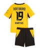 Borussia Dortmund Konstantinos Karetsas #19 Hemmatröja Barn 2026-27 Kortärmad (+ Korta byxor)
