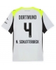 Borussia Dortmund Nico Schlotterbeck #4 Bortatröja 2025-26 Kortärmad
