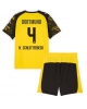 Borussia Dortmund Nico Schlotterbeck #4 Hemmatröja Barn 2025-26 Kortärmad (+ Korta byxor)