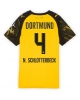 Borussia Dortmund Nico Schlotterbeck #4 Hemmatröja Kvinnor 2025-26 Kortärmad