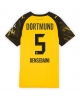 Borussia Dortmund Ramy Bensebaini #5 Hemmatröja Kvinnor 2025-26 Kortärmad