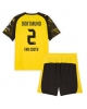Borussia Dortmund Yan Couto #2 Hemmatröja Barn 2025-26 Kortärmad (+ Korta byxor)