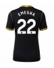 Chelsea Emmanuel Emegha #22 Bortatröja Kvinnor 2026-27 Kortärmad