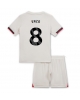Chelsea Enzo Fernandez #8 Bortatröja Barn 2025-26 Kortärmad (+ Korta byxor)