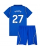 Chelsea Malo Gusto #27 Hemmatröja Barn 2026-27 Kortärmad (+ Korta byxor)
