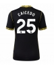 Chelsea Moises Caicedo #25 Bortatröja Kvinnor 2026-27 Kortärmad