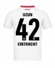 Eintracht Frankfurt Can Uzun #42 Bortatröja 2025-26 Kortärmad
