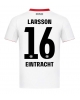 Eintracht Frankfurt Hugo Larsson #16 Bortatröja 2025-26 Kortärmad