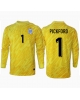 England Jordan Pickford #1 Målvakt Bortatröja EM 2024 Långärmad