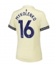 Everton Vitaliy Mykolenko #16 Bortatröja Kvinnor 2025-26 Kortärmad