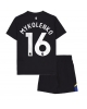 Everton Vitaliy Mykolenko #16 Tredjeställ Barn 2025-26 Kortärmad (+ Korta byxor)