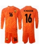 Frankrike Mike Maignan #16 Målvakt Bortatröja Barn EM 2024 Långärmad (+ Korta byxor)