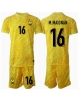 Frankrike Mike Maignan #16 Målvakt Hemmatröja Barn EM 2024 Kortärmad (+ Korta byxor)