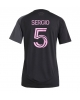 Inter Miami Sergio Busquets #5 Bortatröja Kvinnor 2025-26 Kortärmad