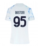 Inter Milan Alessandro Bastoni #95 Bortatröja Kvinnor 2025-26 Kortärmad