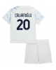 Inter Milan Hakan Calhanoglu #20 Bortatröja Barn 2025-26 Kortärmad (+ Korta byxor)