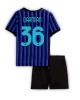 Inter Milan Matteo Darmian #36 Hemmatröja Barn 2025-26 Kortärmad (+ Korta byxor)