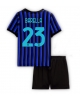 Inter Milan Nicolo Barella #23 Hemmatröja Barn 2025-26 Kortärmad (+ Korta byxor)