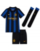 Inter Milan Nicolo Barella #23 Hemmatröja Barn 2026-27 Kortärmad (+ Korta byxor)
