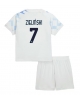 Inter Milan Piotr Zielinski #7 Bortatröja Barn 2025-26 Kortärmad (+ Korta byxor)