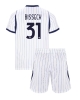 Inter Milan Yann Bisseck #31 Bortatröja Barn 2026-27 Kortärmad (+ Korta byxor)