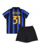 Inter Milan Yann Bisseck #31 Hemmatröja Barn 2026-27 Kortärmad (+ Korta byxor)