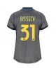 Inter Milan Yann Bisseck #31 Tredje Tröja Kvinnor 2026-27 Kortärmad