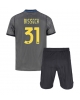 Inter Milan Yann Bisseck #31 Tredjeställ Barn 2026-27 Kortärmad (+ Korta byxor)