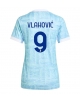 Juventus Dusan Vlahovic #9 Bortatröja Kvinnor 2025-26 Kortärmad