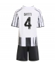 Juventus Federico Gatti #4 Hemmatröja Barn 2025-26 Kortärmad (+ Korta byxor)