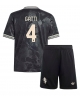 Juventus Federico Gatti #4 Tredjeställ Barn 2025-26 Kortärmad (+ Korta byxor)