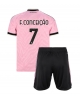 Juventus Francisco Conceicao #7 Bortatröja Barn 2026-27 Kortärmad (+ Korta byxor)