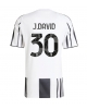 Juventus Jonathan David #30 Hemmatröja 2025-26 Kortärmad