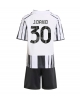 Juventus Jonathan David #30 Hemmatröja Barn 2025-26 Kortärmad (+ Korta byxor)