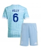 Juventus Lloyd Kelly #6 Bortatröja Barn 2025-26 Kortärmad (+ Korta byxor)
