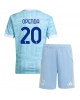Juventus Lois Openda #20 Bortatröja Barn 2025-26 Kortärmad (+ Korta byxor)