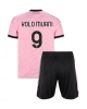 Juventus Randal Kolo Muani #9 Bortatröja Barn 2026-27 Kortärmad (+ Korta byxor)