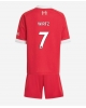 Liverpool Florian Wirtz #7 Hemmatröja Barn 2025-26 Kortärmad (+ Korta byxor)