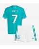 Liverpool Florian Wirtz #7 Tredjeställ Barn 2025-26 Kortärmad (+ Korta byxor)
