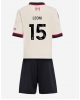 Liverpool Giovanni Leoni #15 Bortatröja Barn 2025-26 Kortärmad (+ Korta byxor)