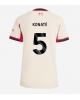 Liverpool Ibrahima Konate #5 Bortatröja Kvinnor 2025-26 Kortärmad