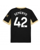 Manchester City Antoine Semenyo #42 Bortatröja 2026-27 Kortärmad