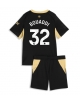 Manchester City Ayyoub Bouaddi #32 Bortatröja Barn 2026-27 Kortärmad (+ Korta byxor)