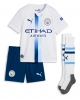 Manchester City Ayyoub Bouaddi #32 Tredjeställ Barn 2026-27 Kortärmad (+ Korta byxor)