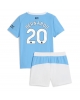 Manchester City Bernardo Silva #20 Hemmatröja Barn 2025-26 Kortärmad (+ Korta byxor)