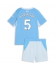 Manchester City Elliot Anderson #5 Hemmatröja Barn 2026-27 Kortärmad (+ Korta byxor)