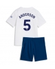 Manchester City Elliot Anderson #5 Tredjeställ Barn 2026-27 Kortärmad (+ Korta byxor)