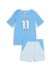 Manchester City Jeremy Doku #11 Hemmatröja Barn 2026-27 Kortärmad (+ Korta byxor)