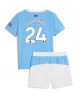 Manchester City Josko Gvardiol #24 Hemmatröja Barn 2025-26 Kortärmad (+ Korta byxor)