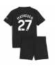 Manchester City Matheus Nunes #27 Bortatröja Barn 2025-26 Kortärmad (+ Korta byxor)